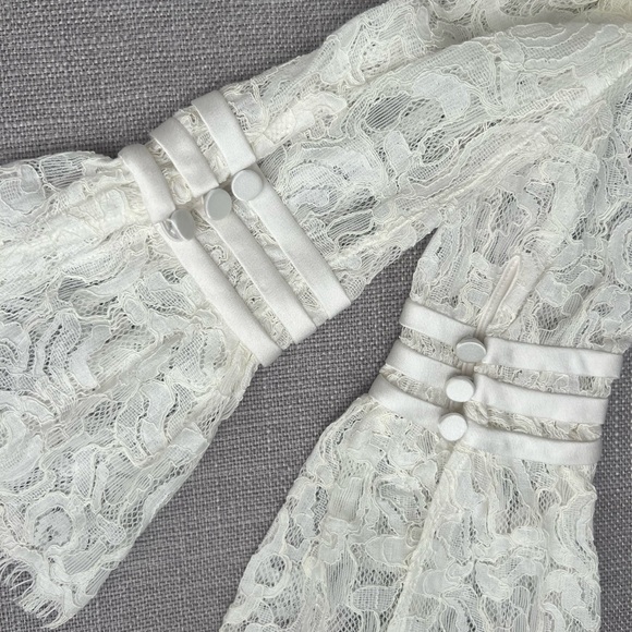 Jonathan Simkhai Long sleeve Lace bodysuit - Picture 8 of 9